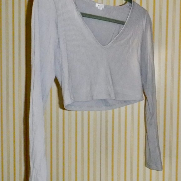 M Garage Lilac Cropped Long Sleeve - Picture 2 of 5